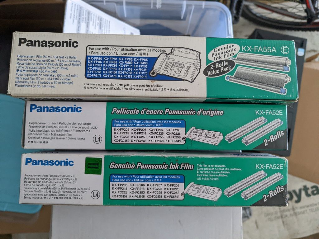 Panasonic KX-FA52E i Panasonic KX-FA55A Fax
Folia kopiująca