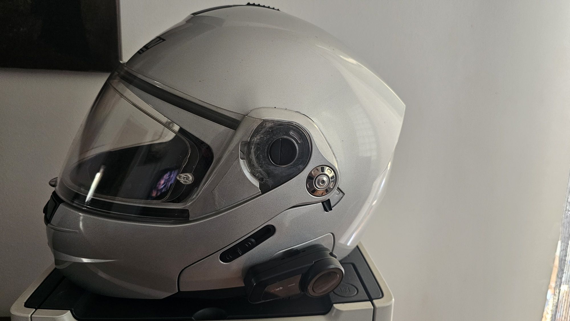 Kask szczękowy NOLAN N91 S + Interkom MaxTo II