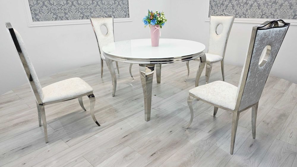 Jadalnia Stół Ludwik + 4 krzesła Viktoria