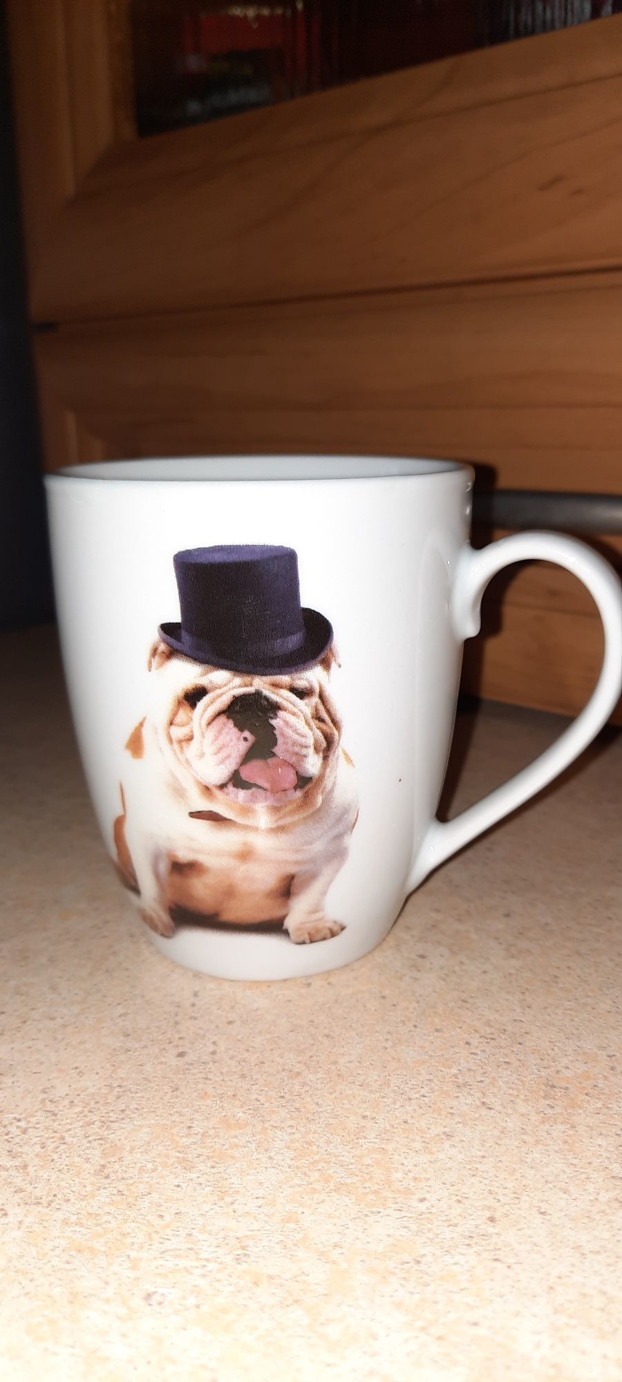 Kubek porcelanowy buldog