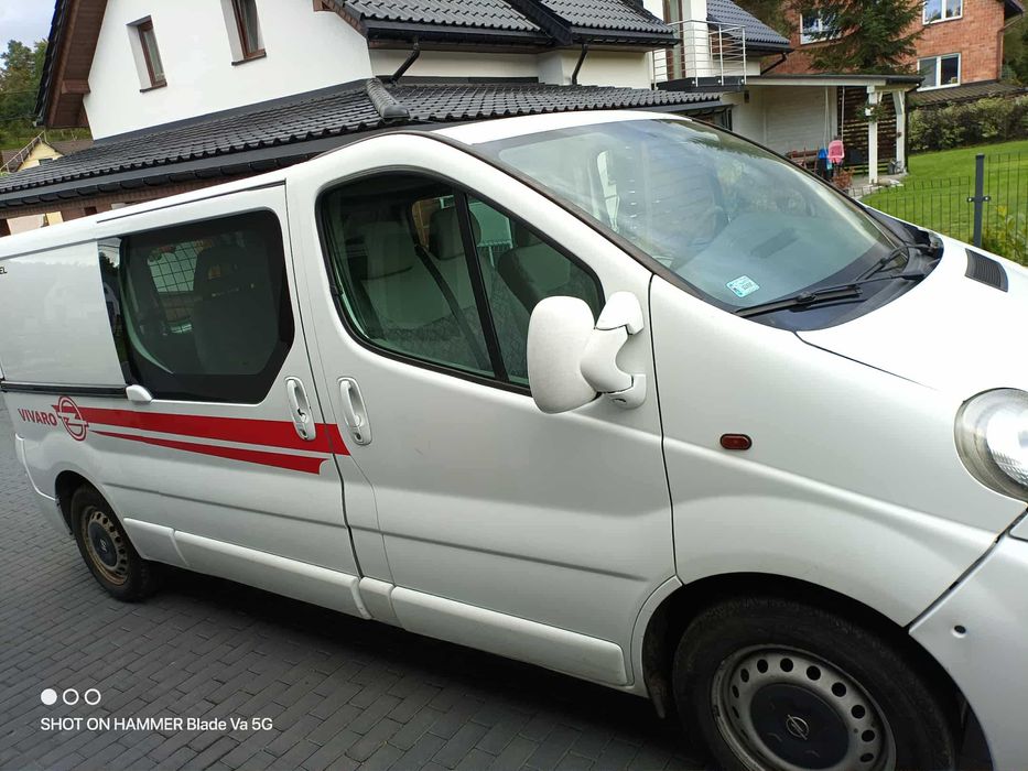 Opel Vivaro 1.9dti Diesel osobowy 6 osób long brygadowka