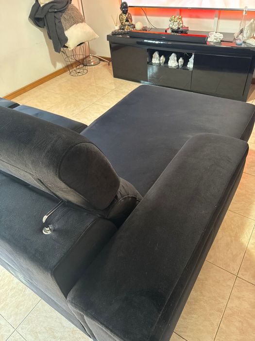 Sofa chaise longue com 2 lugares eletricos