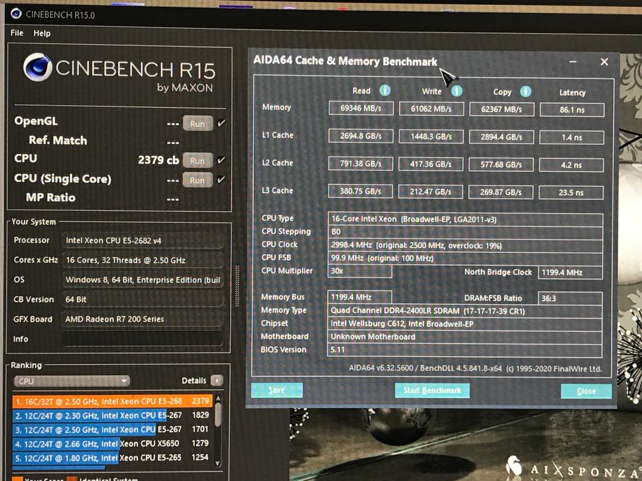 Xeon e5 2682v4 [16/32] - 40mb кэш L3, 2011-3 сокет / 2683v4