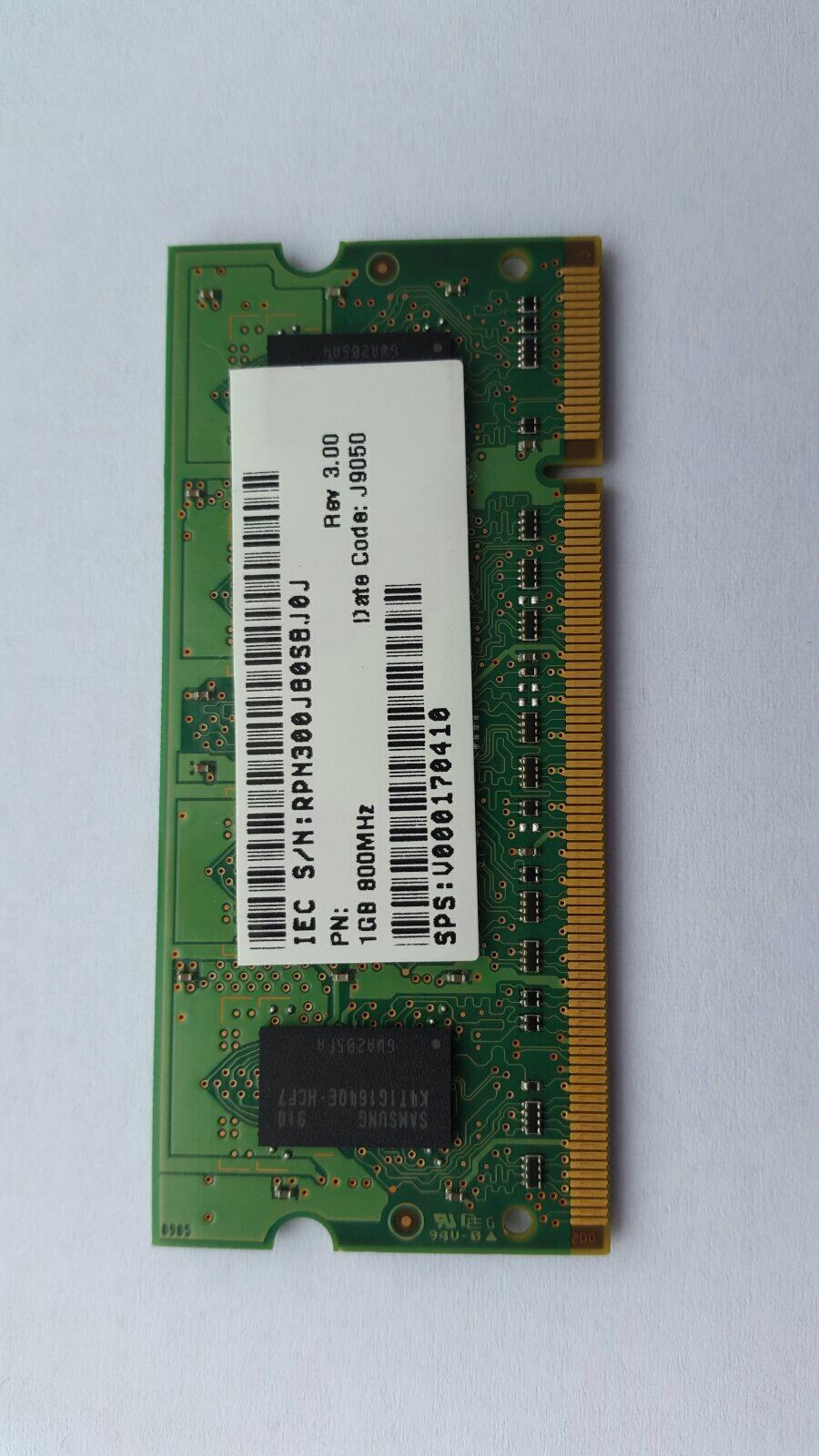 Оперативная память в ноутбук Samsung DDR II на 1 Gb