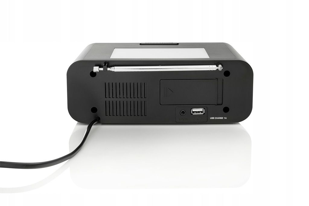 Radiobudzik DUAL Lampka nocna Ładowarka USB Radio