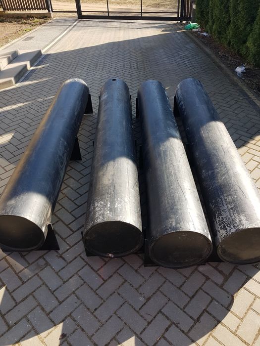 Pływak pływaki do pomostu trapu tratw platforma + pompa 2,5m x 40cm