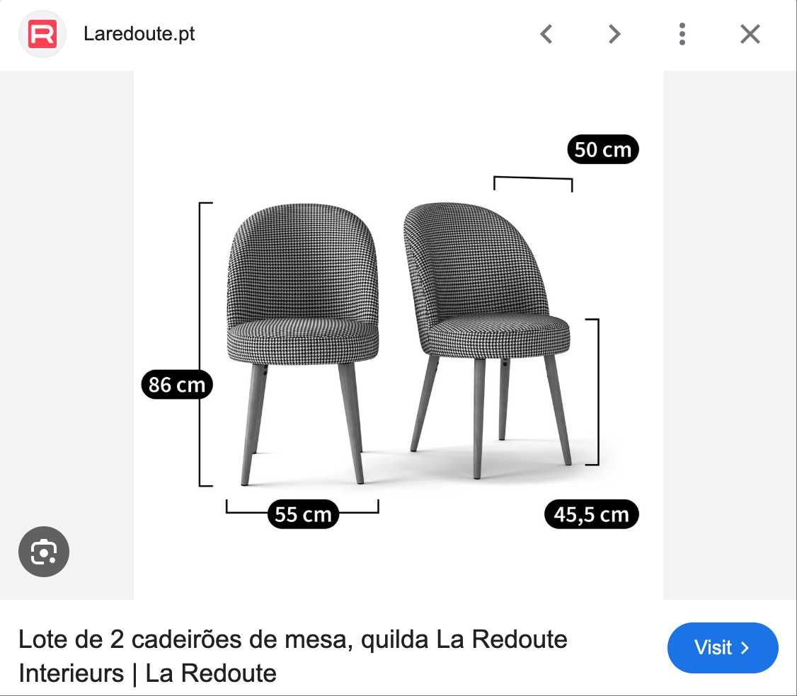 Lote de 2 cadeirões de mesa, quilda La Redoute Interieurs | La Redoute