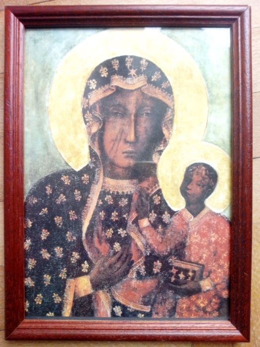 Obraz obrazek Ikar Matka Boska Częstochowska święty obrazek 15 x 21 cm