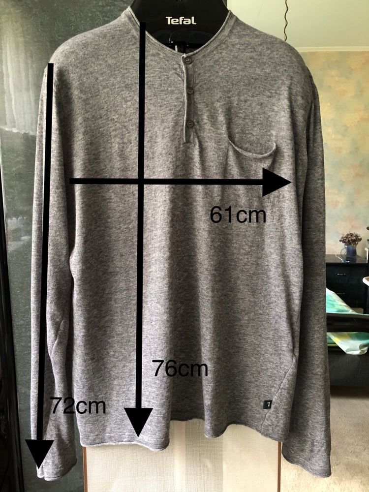 Szary sweterek Trussardi Jeans XL