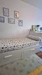 Cama dupla brimnes para desocupar