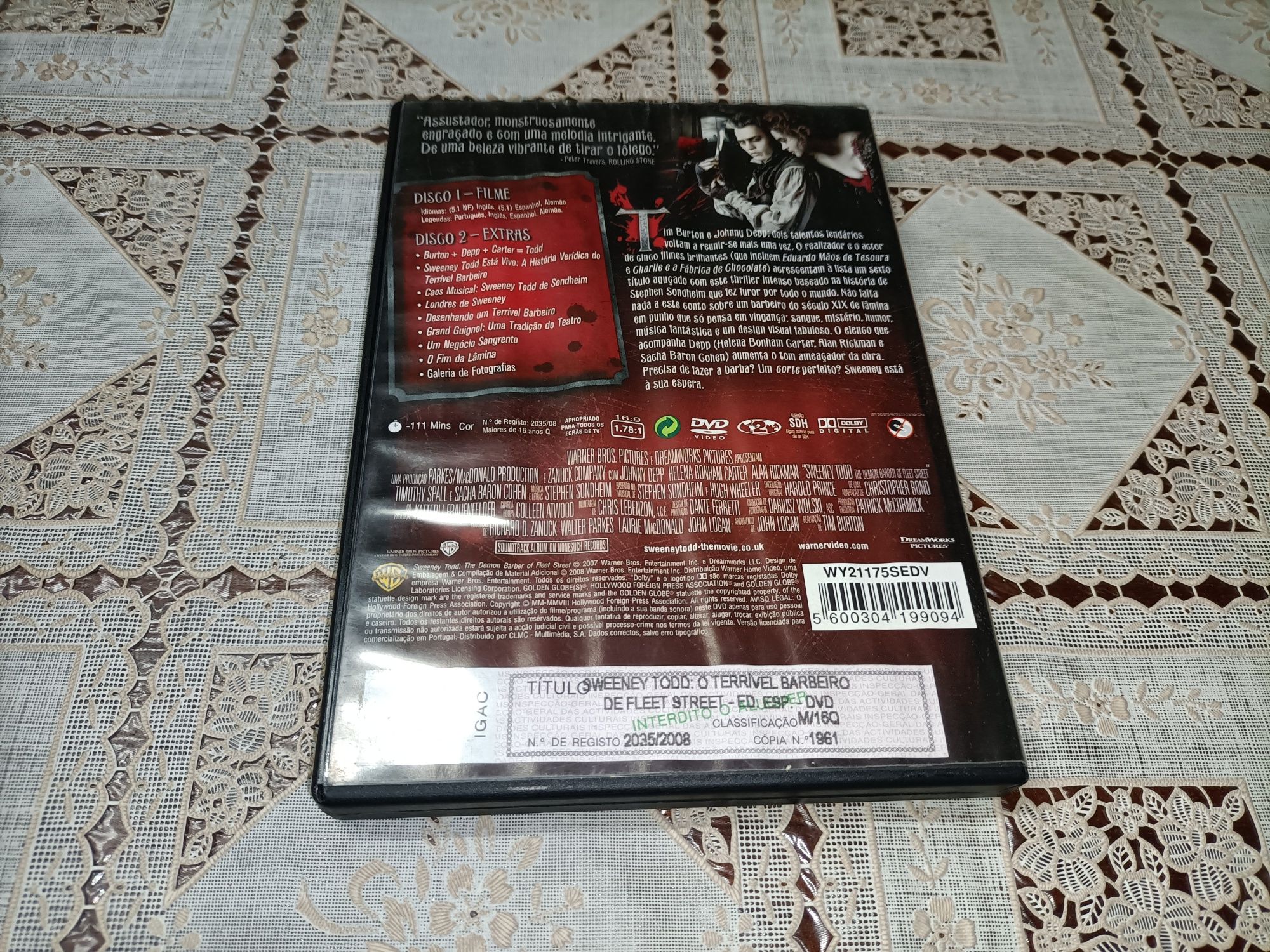 Sweeney Todd_Edição especial 2 discos