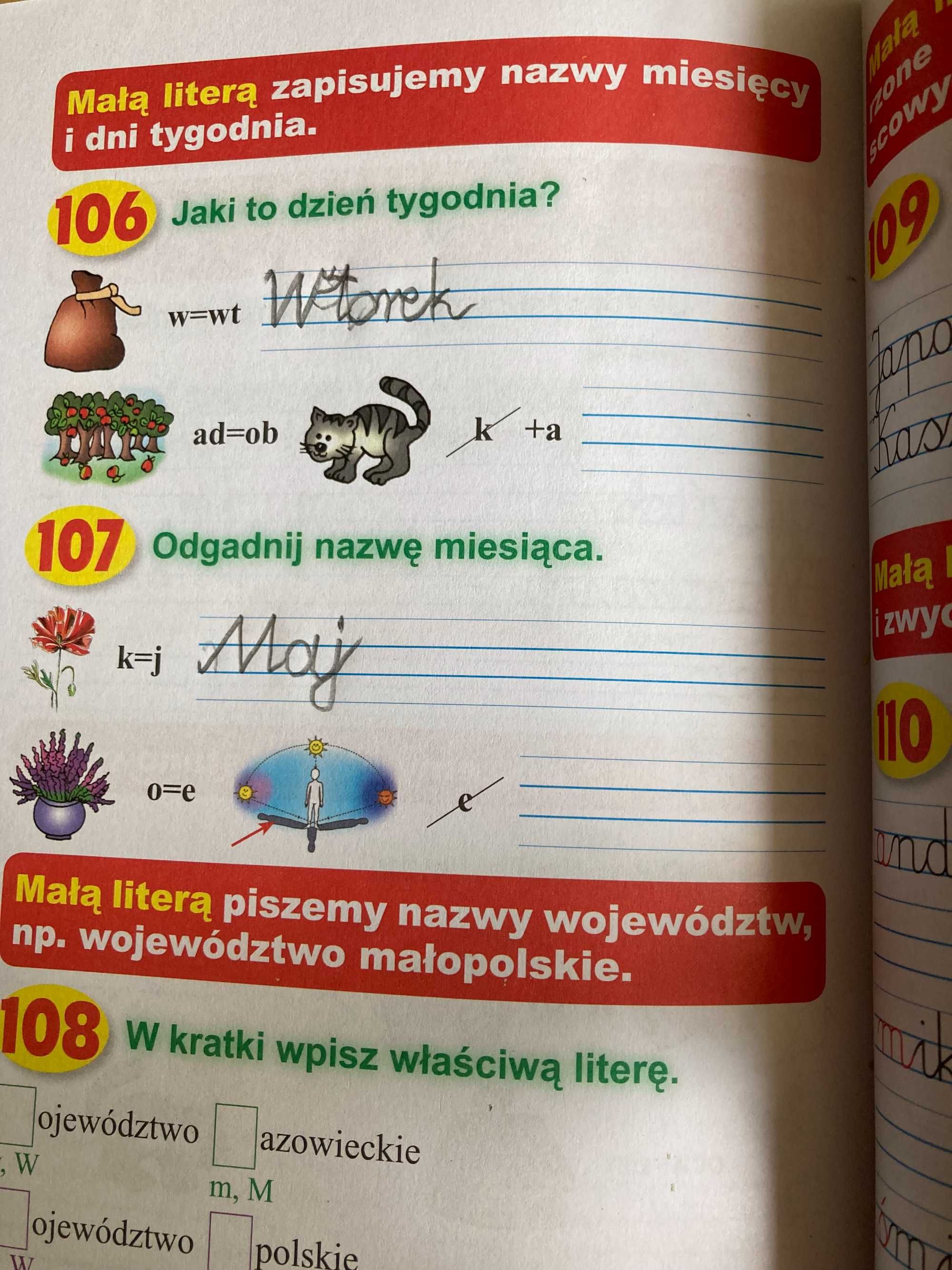 Ortografia dla klas 1-3 ó czy u?