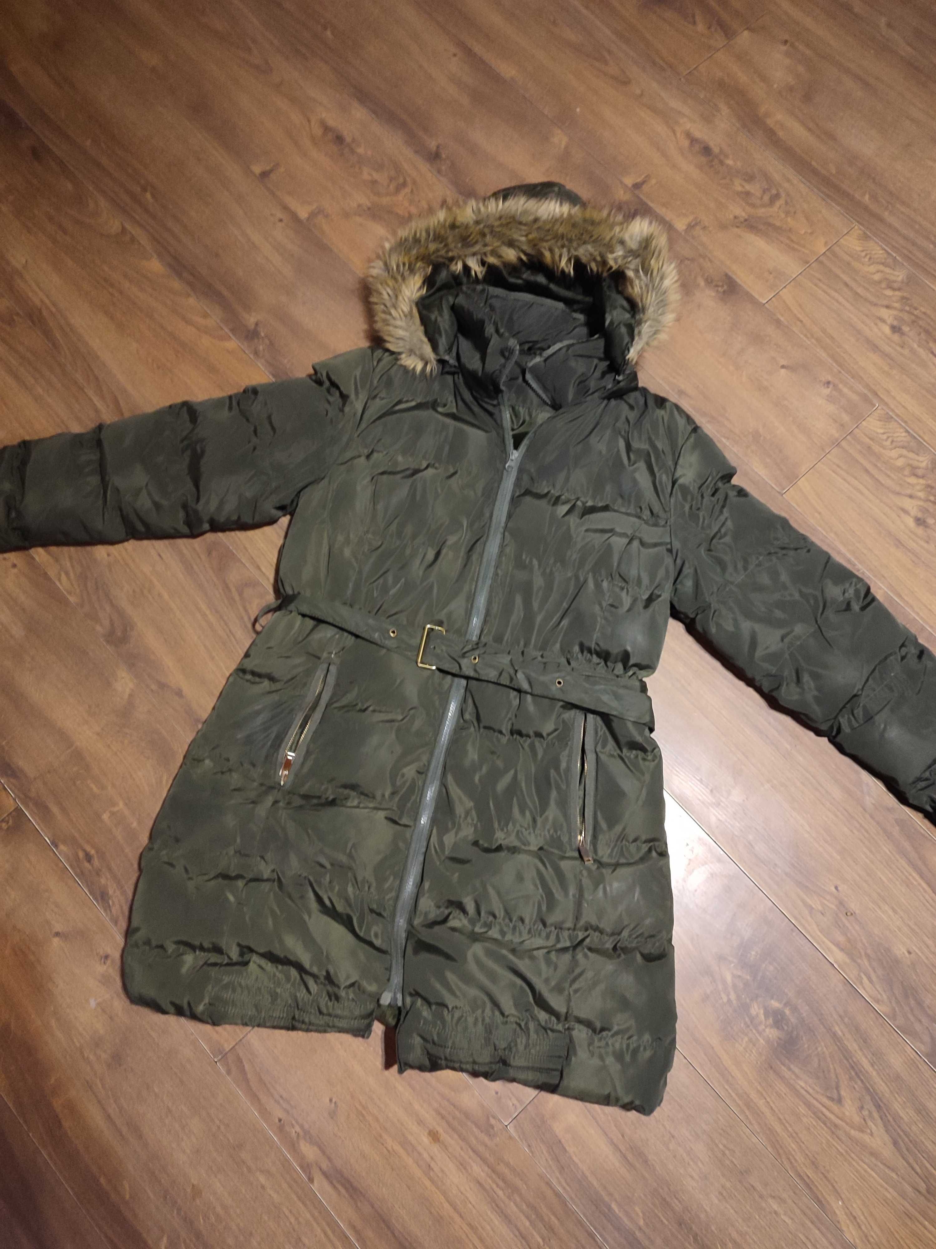 Primark parka zimowa długa parka XXL 44