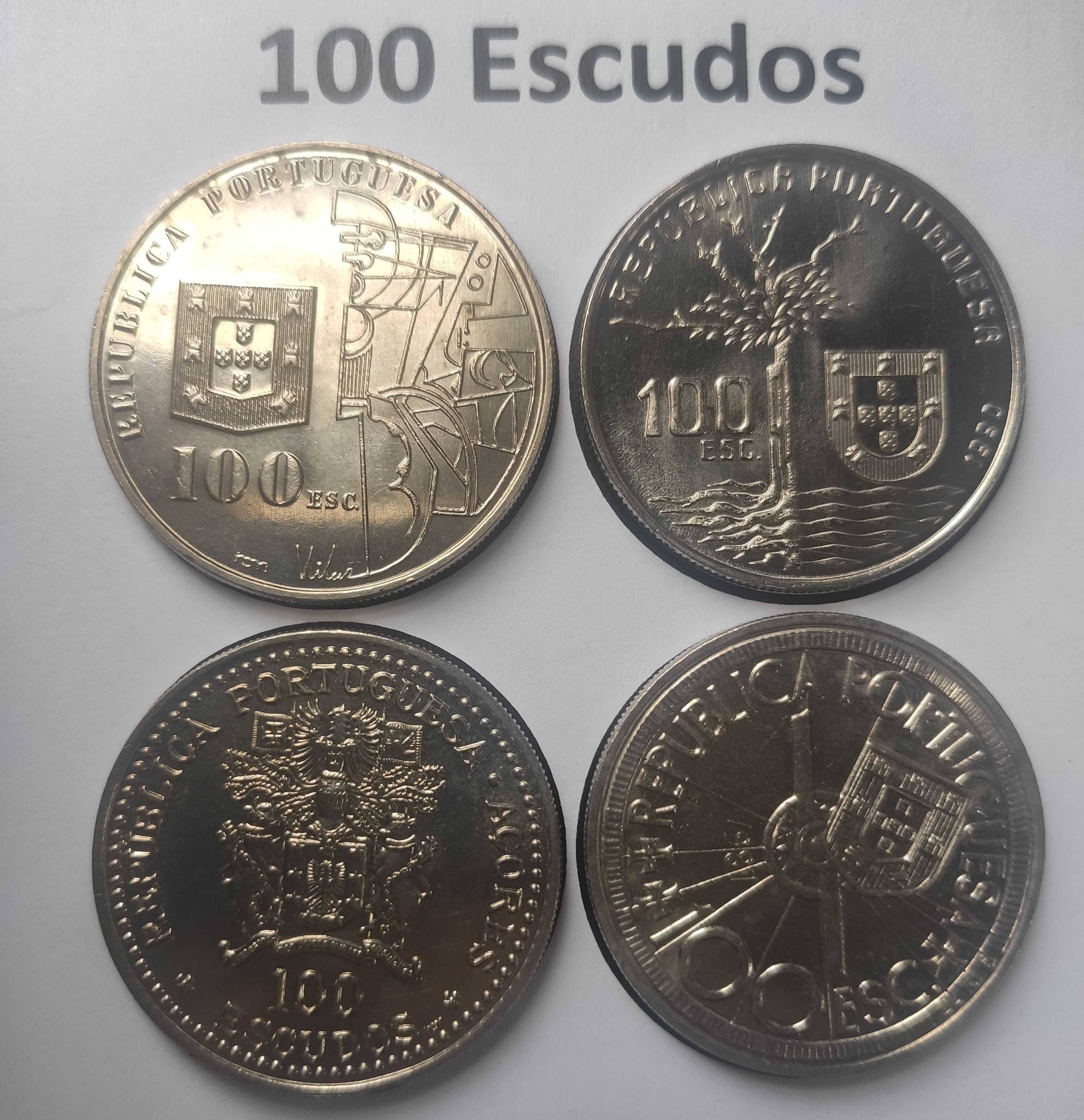 4 moedas de 100 Escudos – Várias (nº1)