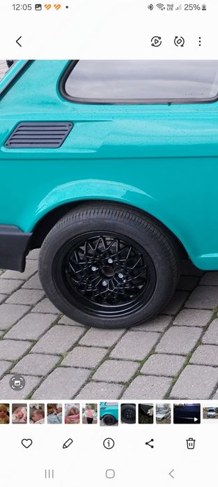Fiat126p zestaw z przyczepką