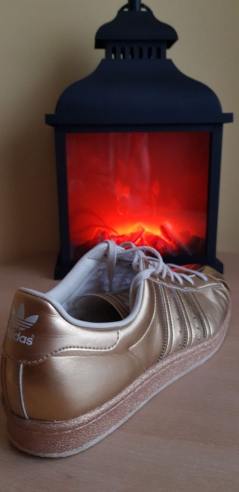 Adidas Originals SUPERSTAR 80S METAL GOLD 44.5