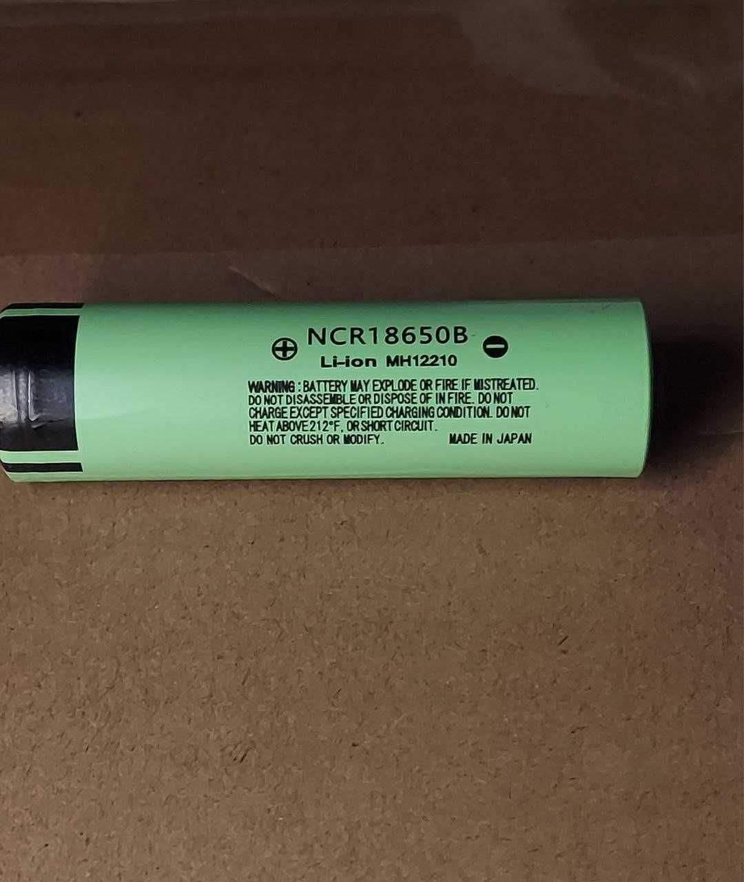 Аккумулятор Panasonic NCR18650B 3400mAh без защиты с лентой под пайку