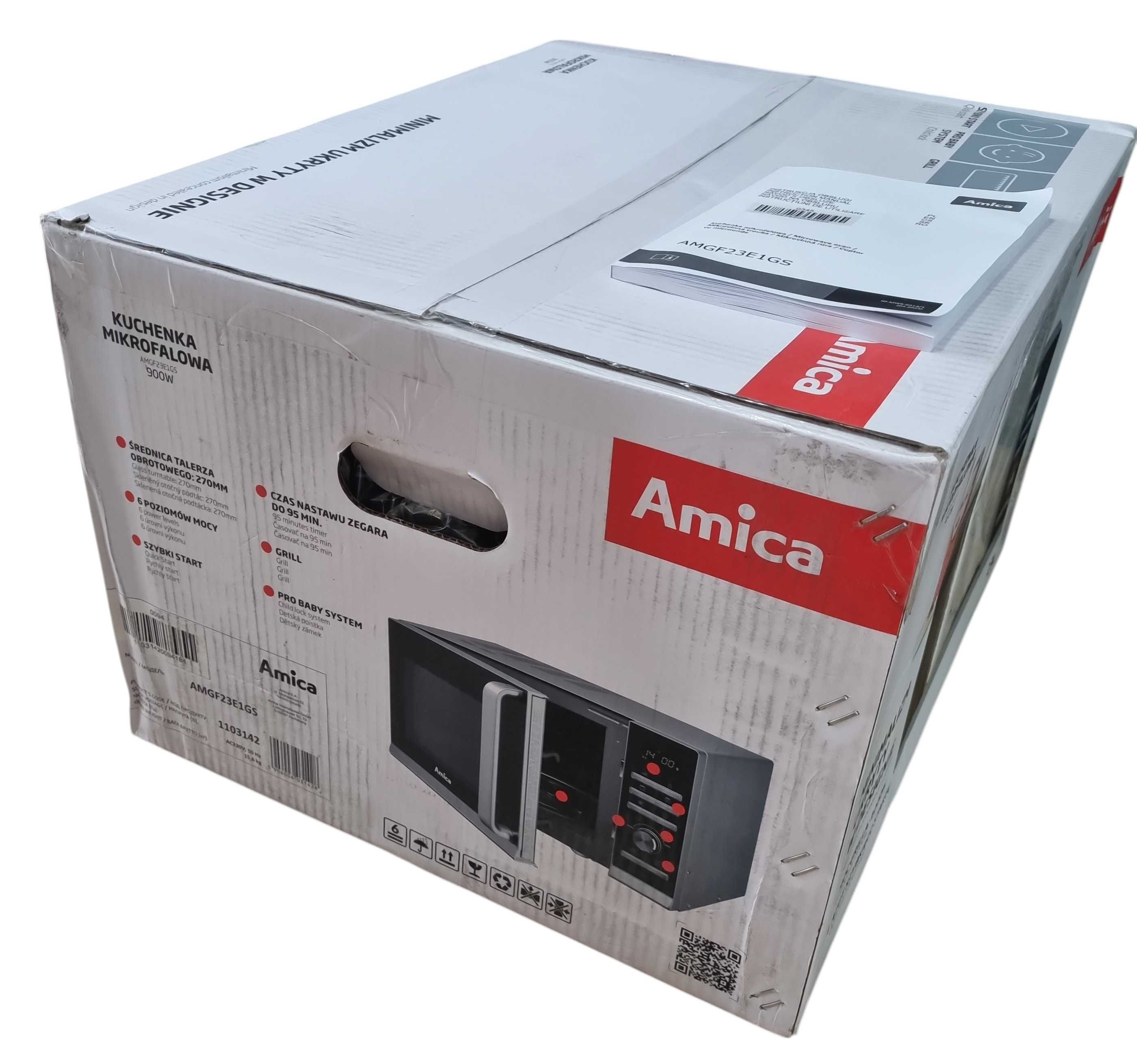 Kuchenka mikrofalowa AMICA AMGF23E1GS