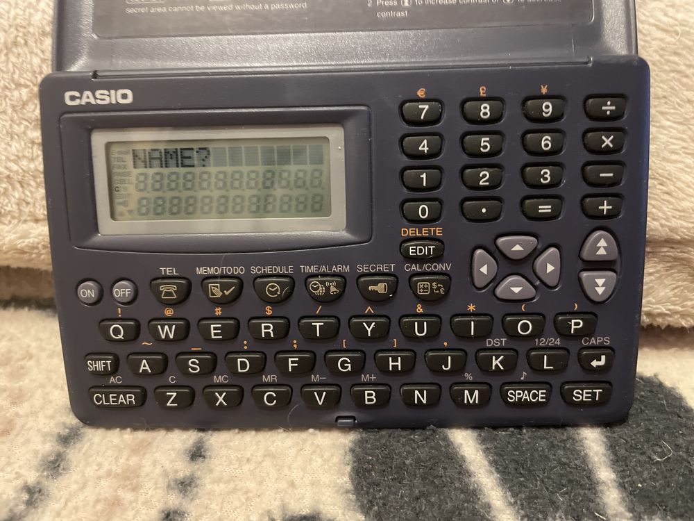 Casio Digital Diary Sf 3300 A