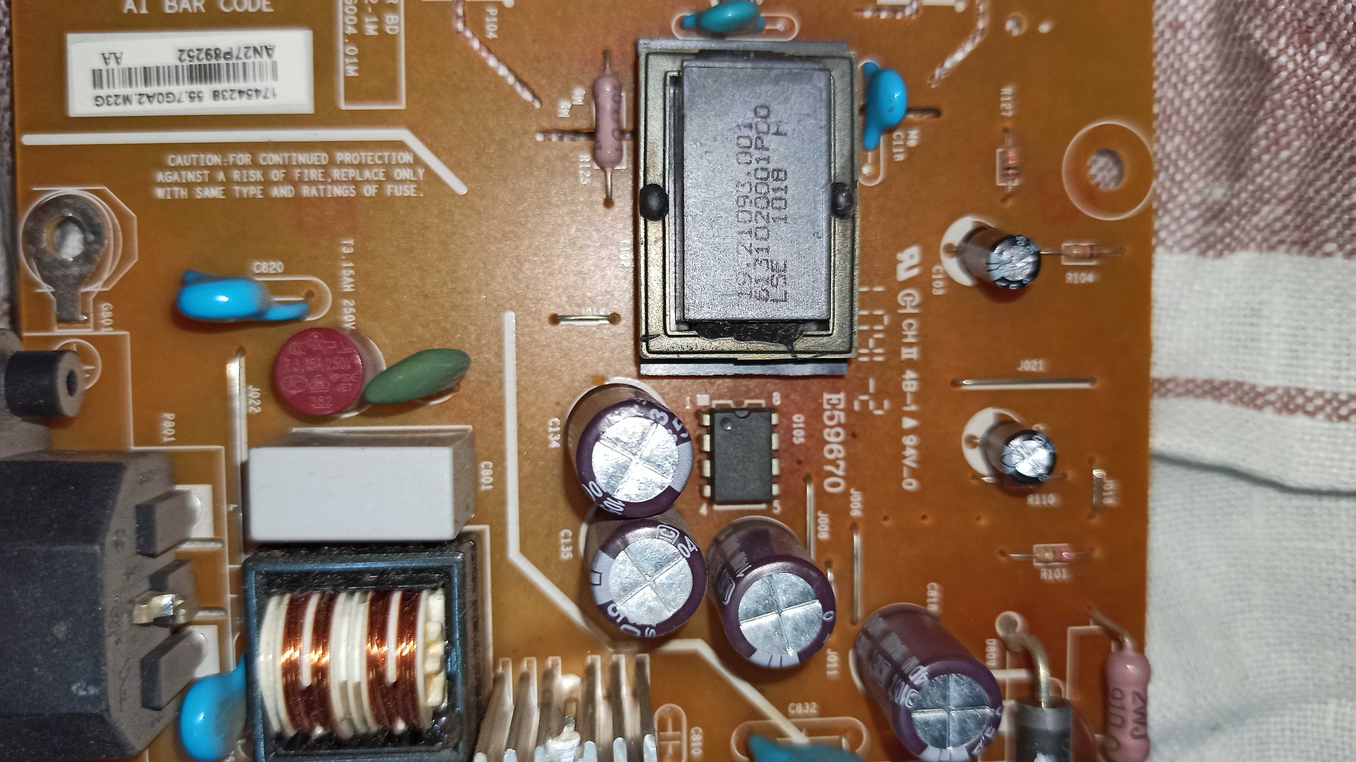 Плата питания к монитору Acer A221HQ (l9382-1, 48.7g004.011)