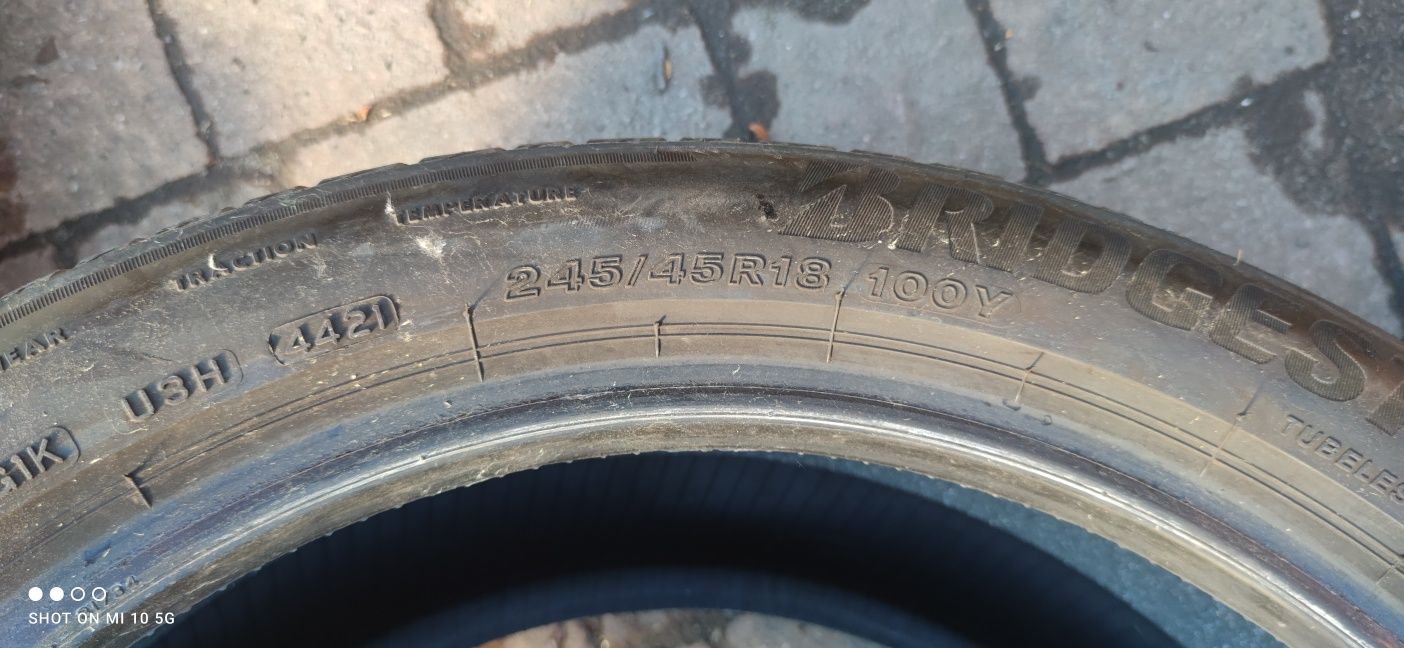 Bridgestone Turanza 005 245/45r18 dot 2021 montaż