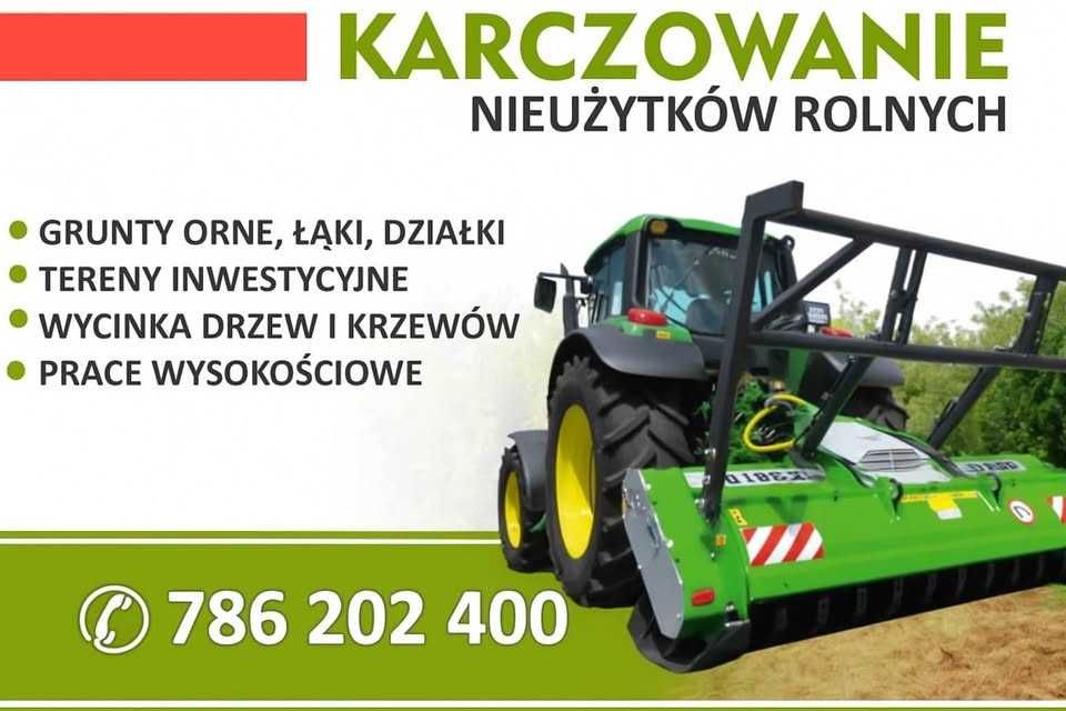 Karczowanie, mulczowanie, czyszczenie działek