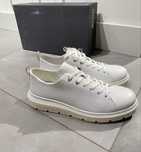 ECCO sneakersy skórzane Nouvelle white