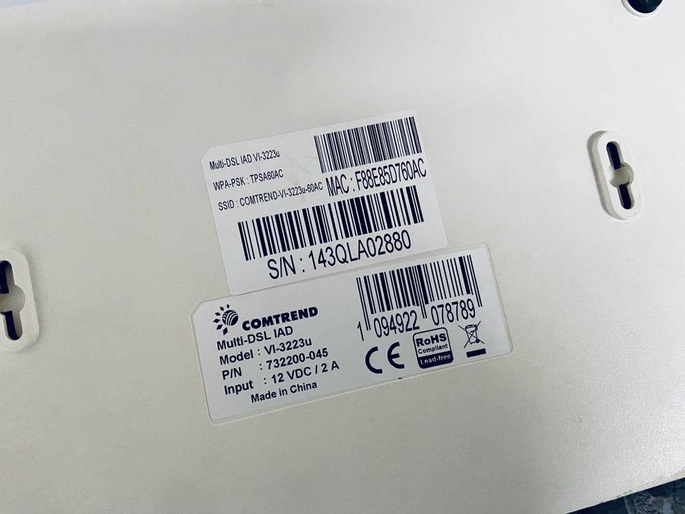 Router COMTREND VI-3223u MULTI-DSL IAD modem Wi-Fi
