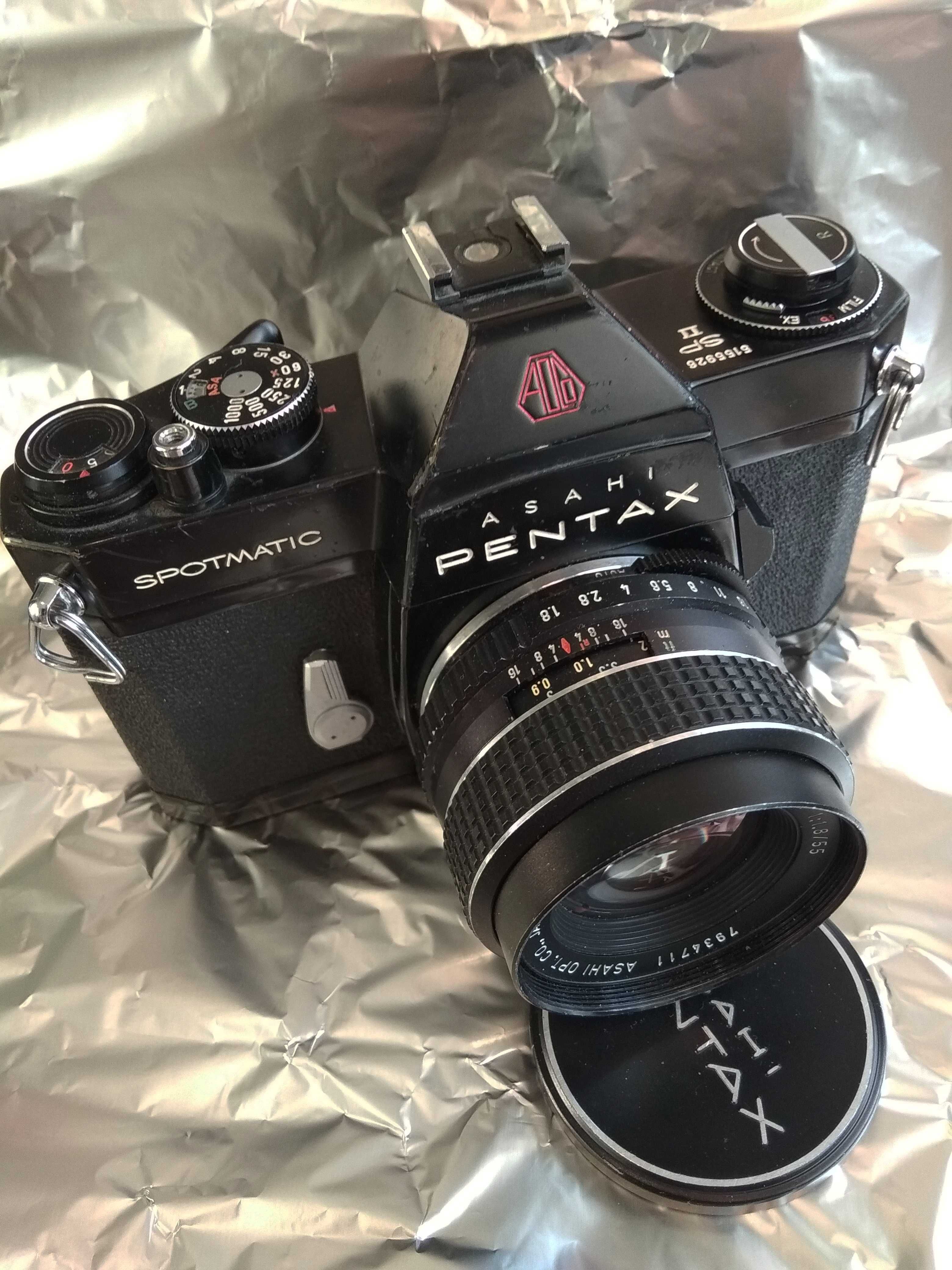 Фотоаппарат Asahi PENTAX ( M42) + объектив SMC  TAKUMAR 1 :1.8/55