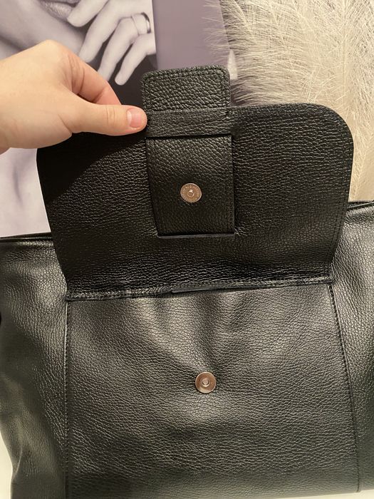 Класична шкіряна сумка Virginia Conti | Кожаная сумка Virginia Conti