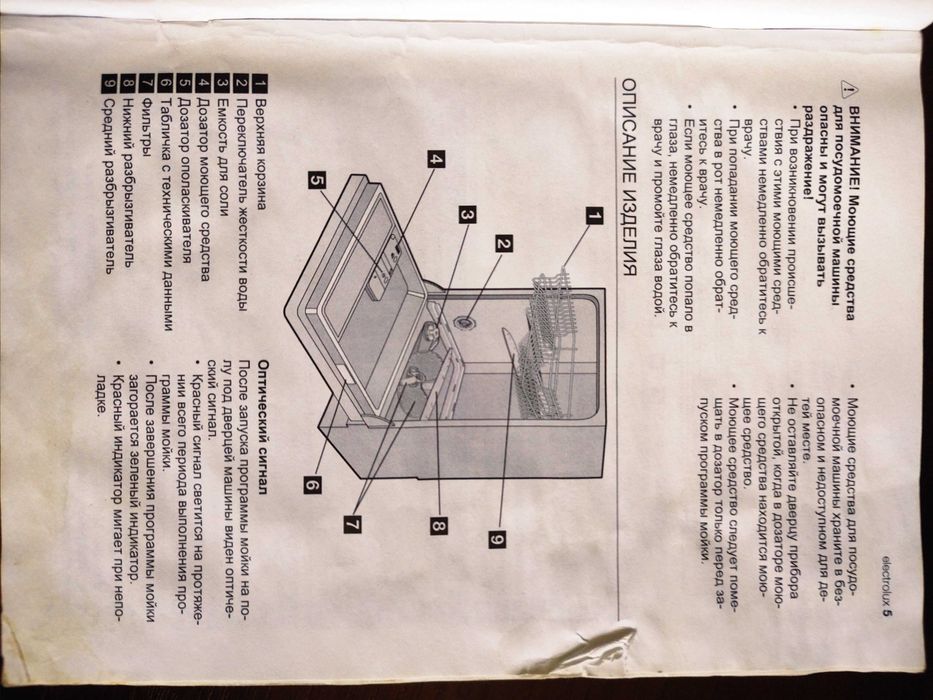 Посудомоечная машина Electrolux. Модель— ESL 46050