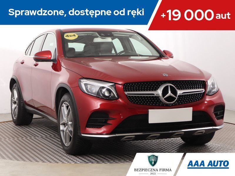 Mercedes-Benz GLC 350 d, 258 KM, Automat, Skóra, Navi, Klimatronic, Tempomat,