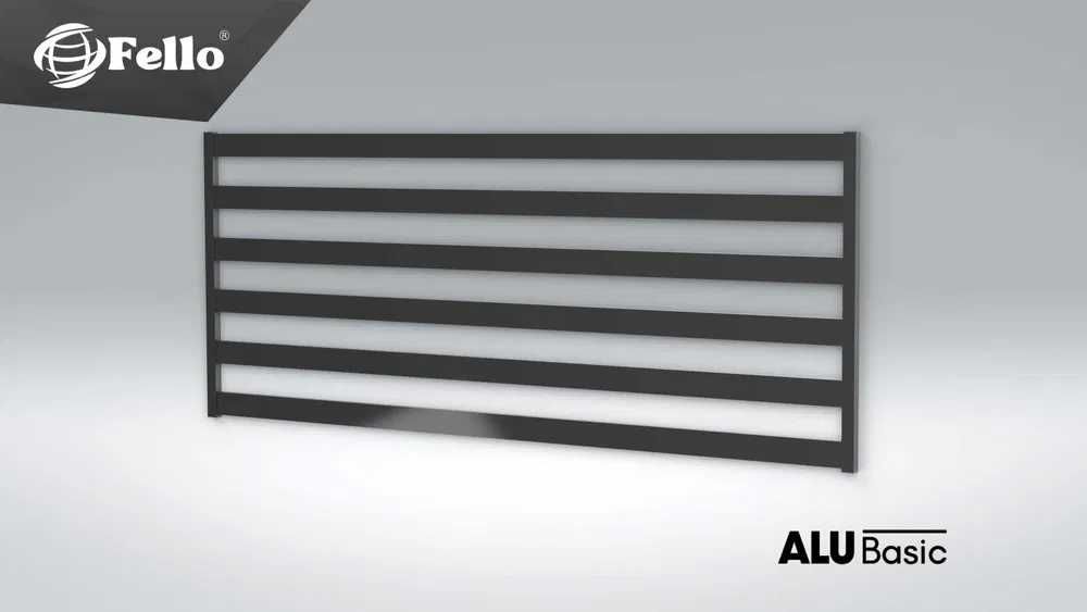 Ogrodzenie płot przęsło aluminium RAL na wymiar panel segment