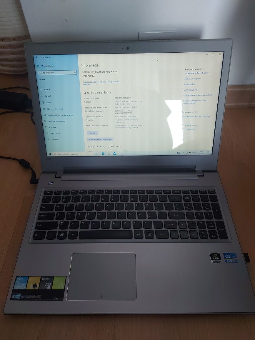 Laptop lenovo z500 ideapad