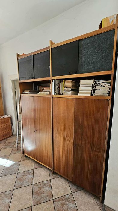 Meblościanka PRL retro – segmenty, vintage