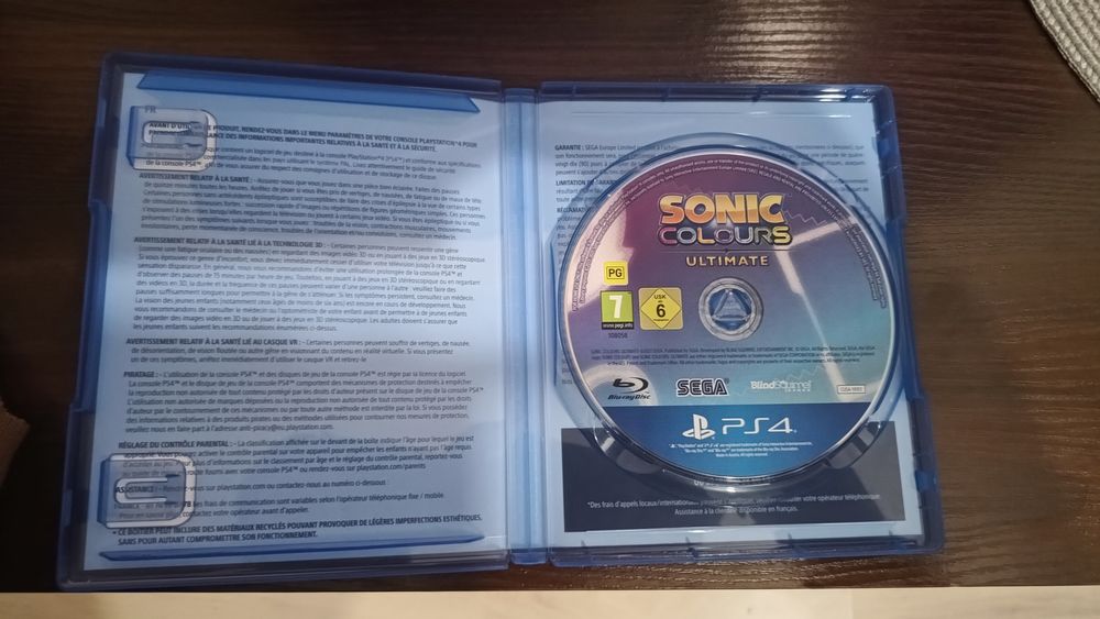 PS4 Sonic gra stan bardzo dobry