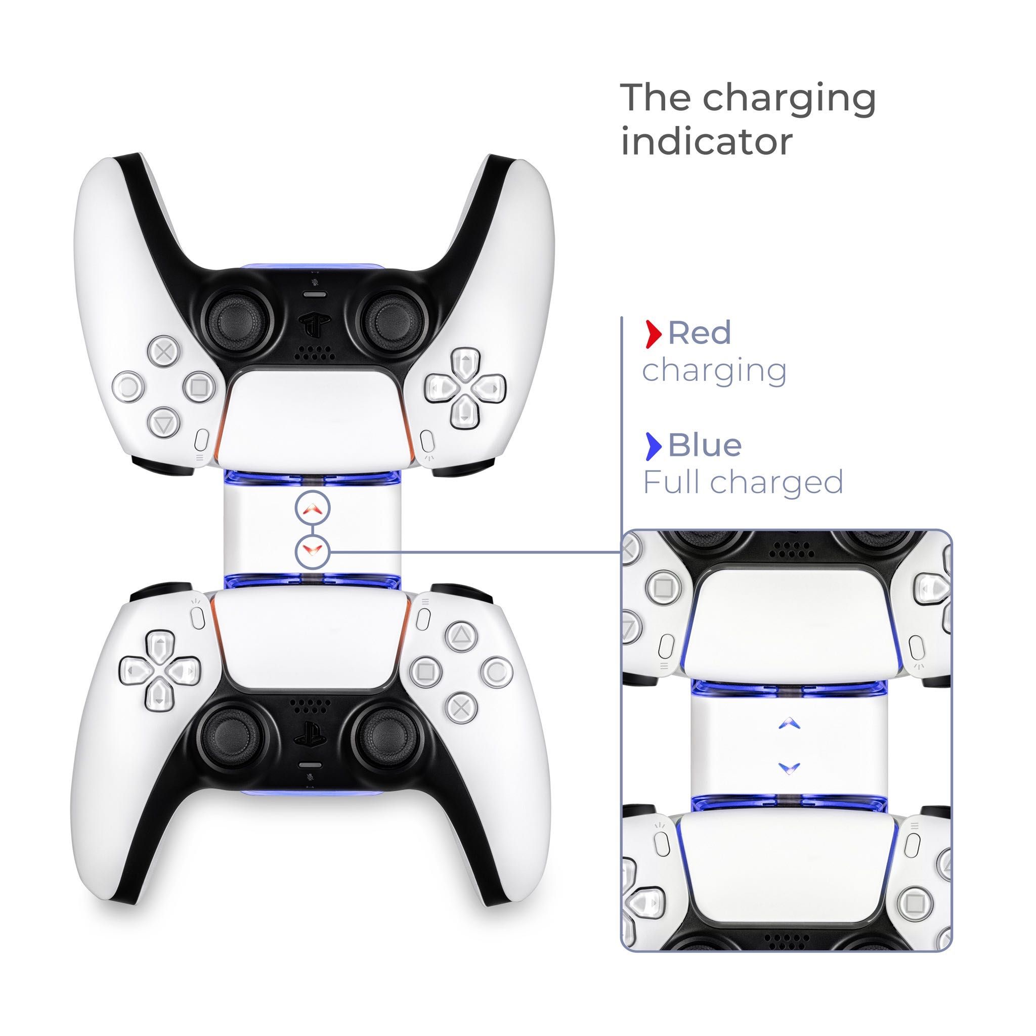 Зарядка для двух контроллеров PS5 / Controller Charger PlayStation 5