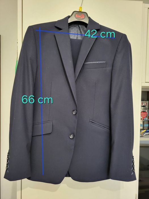 Garnitur granatowy S