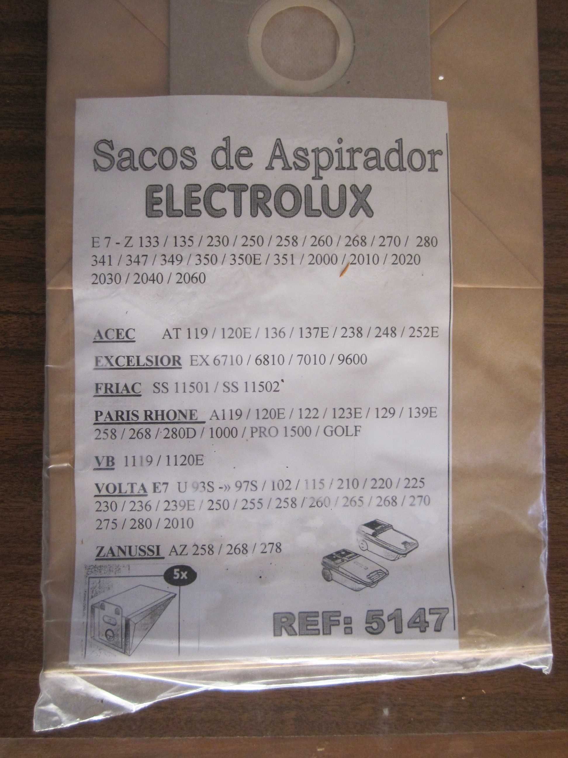 Sacos para aspiradores