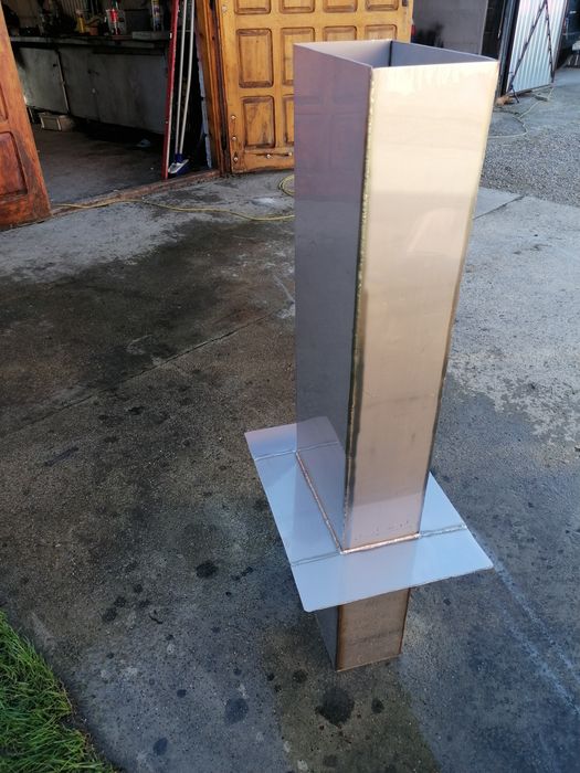 Nasada kominowa nierdzewna. Przedłużenie komina różne wymiary komin