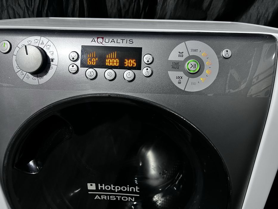 7 кг инверторная стиральная машина Ariston Aqs73f. Доставка бесплатно