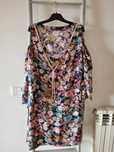 Vestido as flores da SFM