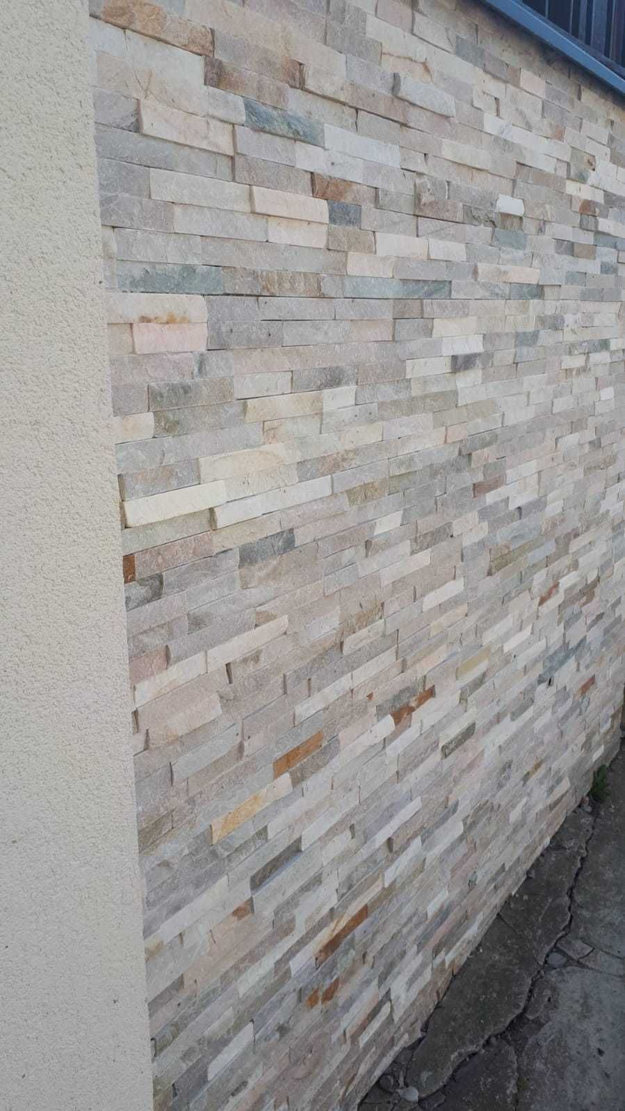 Panel ścienny płytka Łupek Stackstone Beige 10x36x0,8-1,3 cm