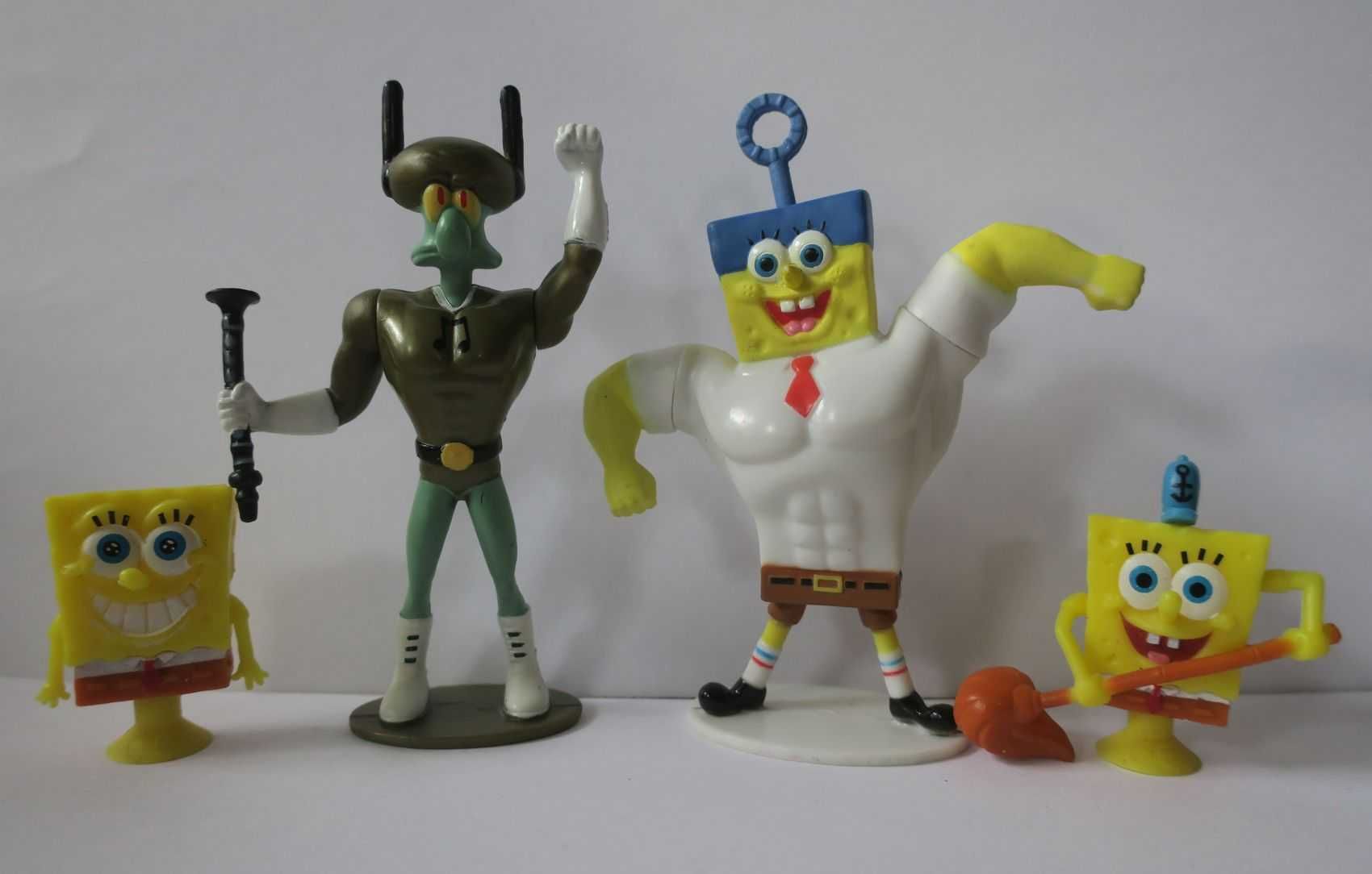 Zestaw cztery figurki Skalmar Spongebob Viacom oryginalne