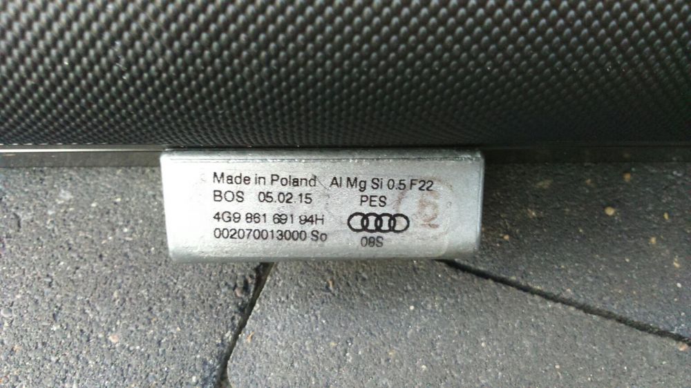 Roleta siatka bagażnika nowa Audi A6 C7