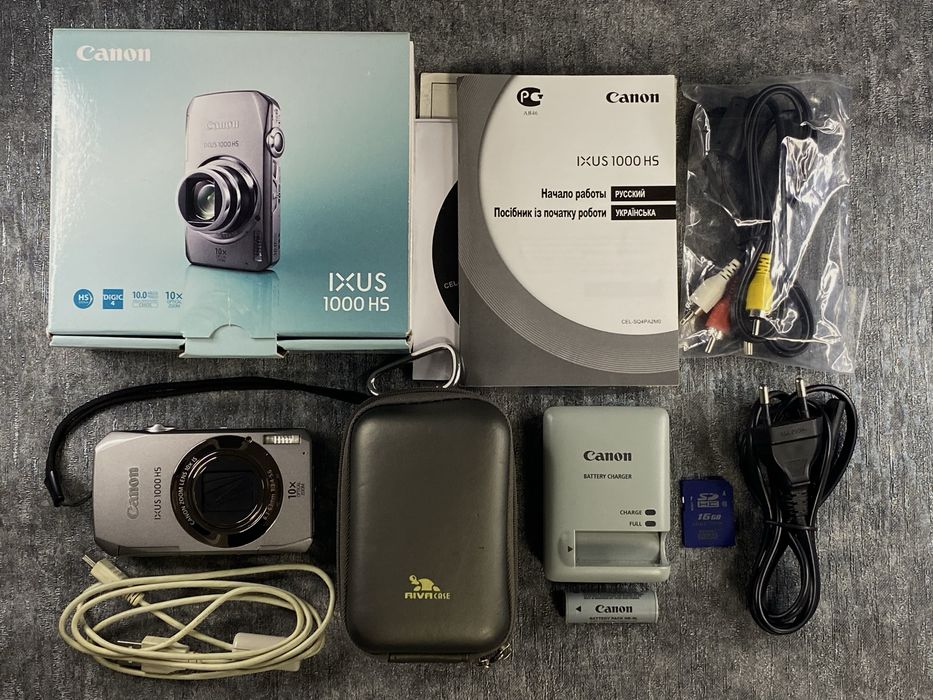 Canon IXUS 1000 HS повний заводський комплект