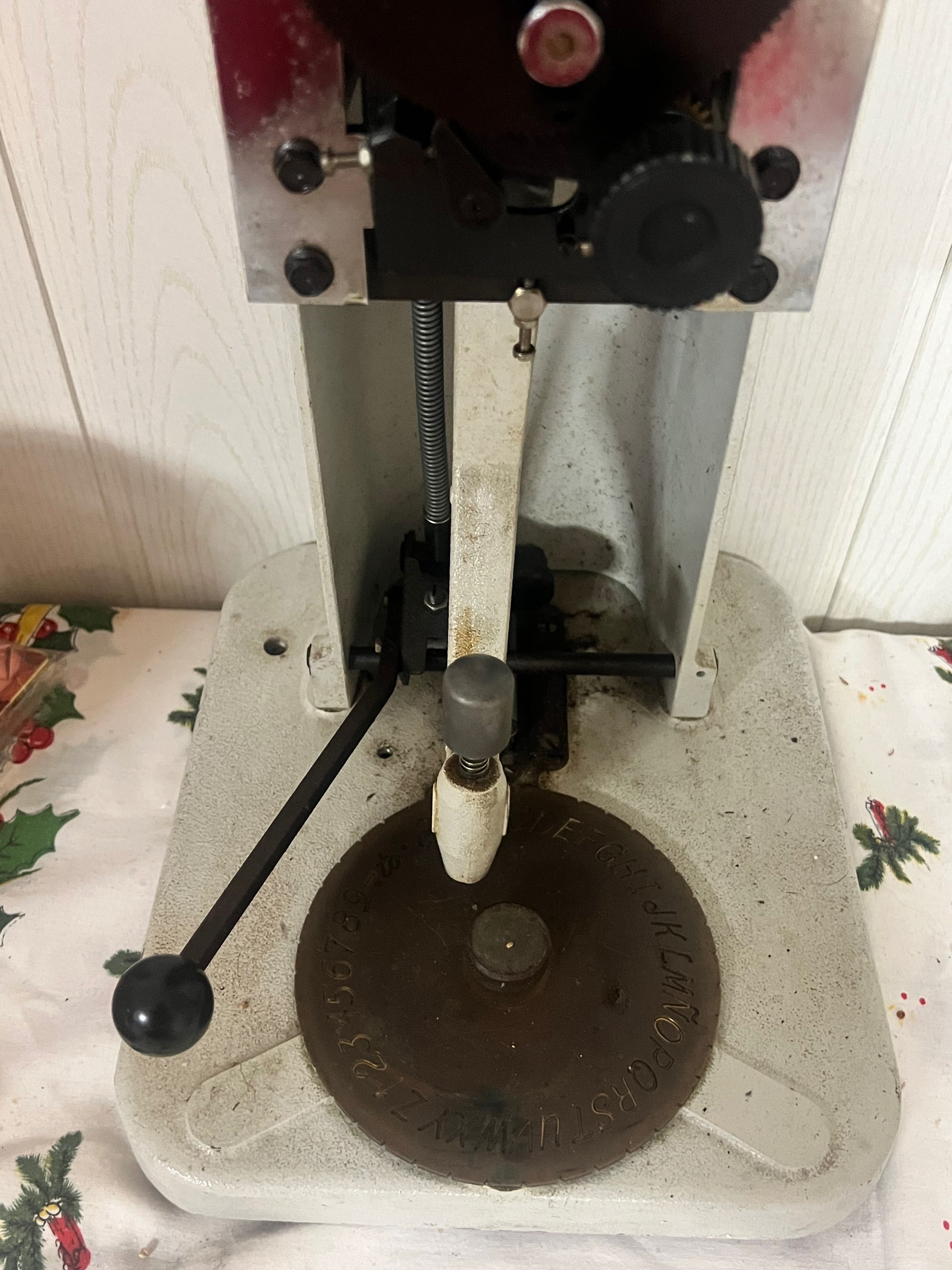 Máquina gravar alianças e aneis