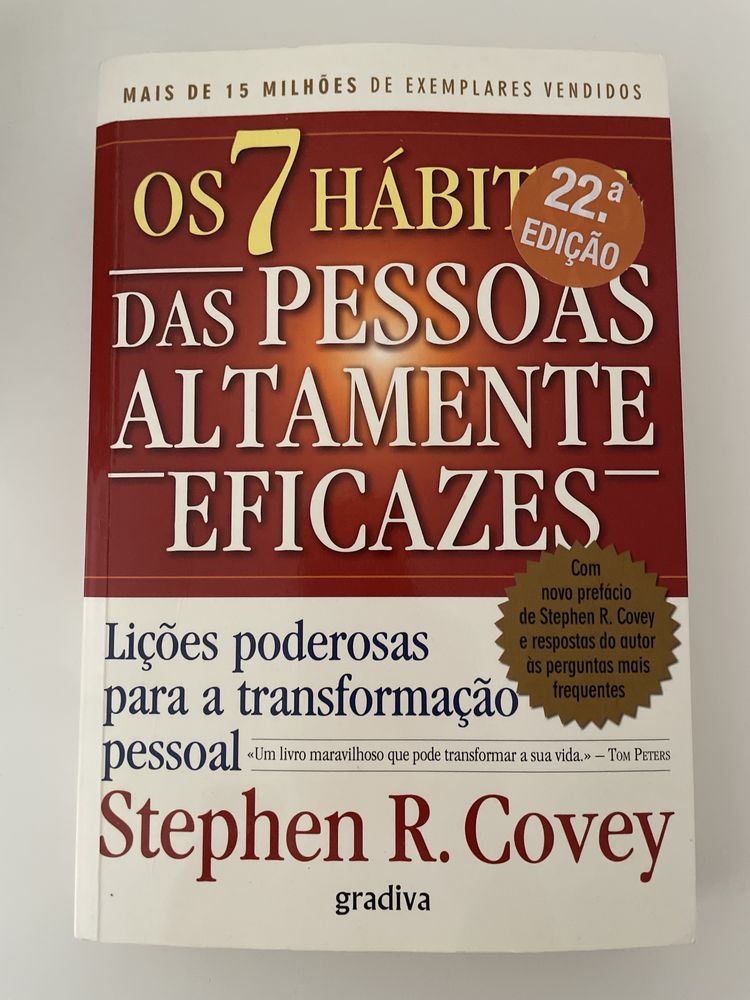 Livro “7 habitos das pessoas altamente eficazes”