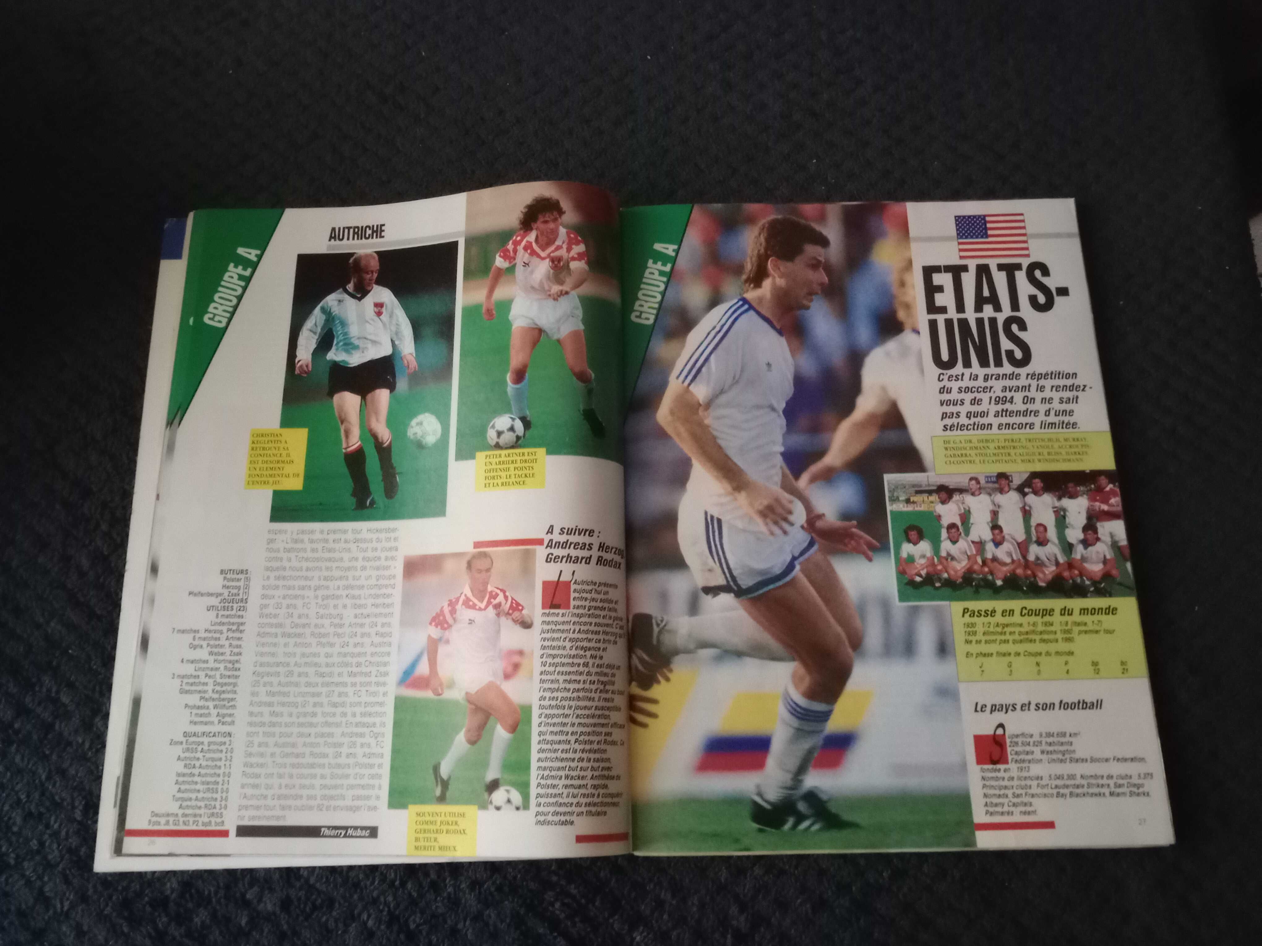 Revista Onze Mondial - Guia completo tudo do Mundial de 1990 - Serie 3
