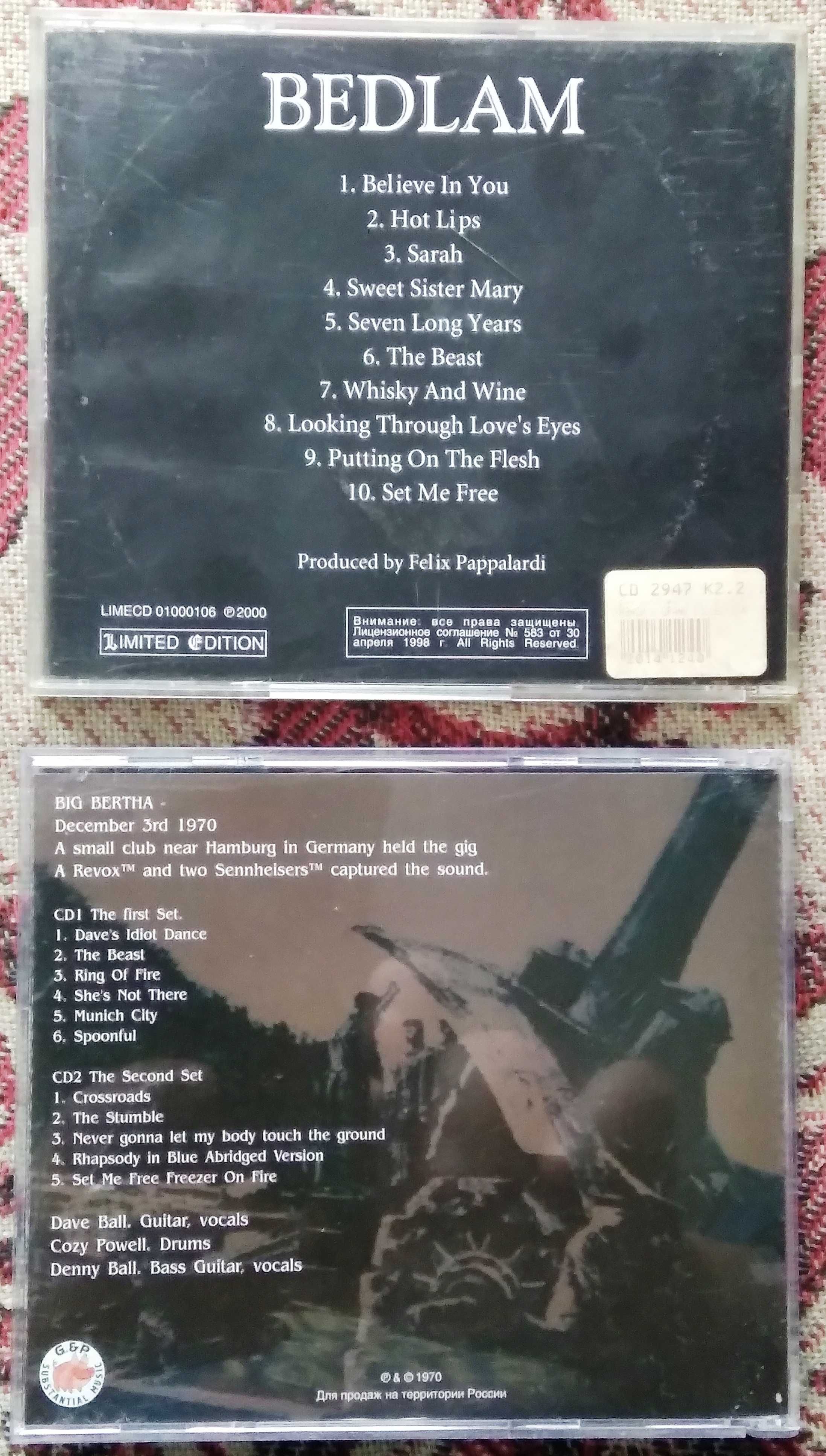 Cozy Powell /  Big Bertha / Bedlam - 3 CD аудио из коллекции - VG++ !!